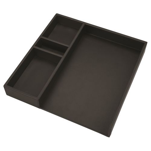 Keurig® K-130 Faux Leather Coffee Organizer, Black